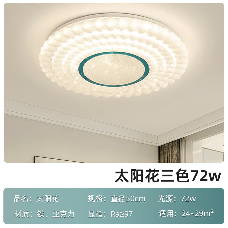 Bedroom light modern simplicity 2025 new ceiling light cream wind Internet celebrity romantic starry sky master bedroom lighting