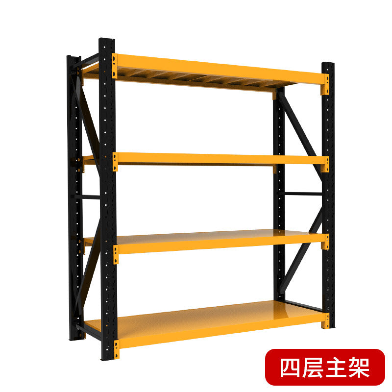 Storage Heavy-duty shelves Commercial warehouses Multi-layer shelves Household express storage Iron racks Display Floor wholesale