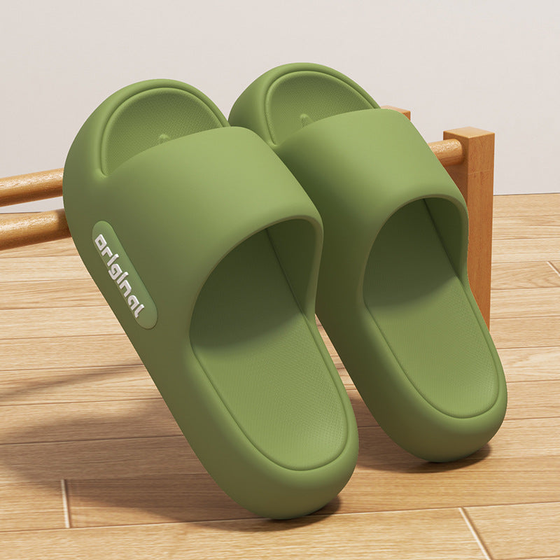 New arrival labeling thick sole non-slip eva sandals thick soleeva non-slip bathroom women's slippers home portable