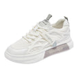Thick solewhite shoes women's 2026 summer new breathable mesh casual sneakers ins super popular easiest for match height increasing women's shoes