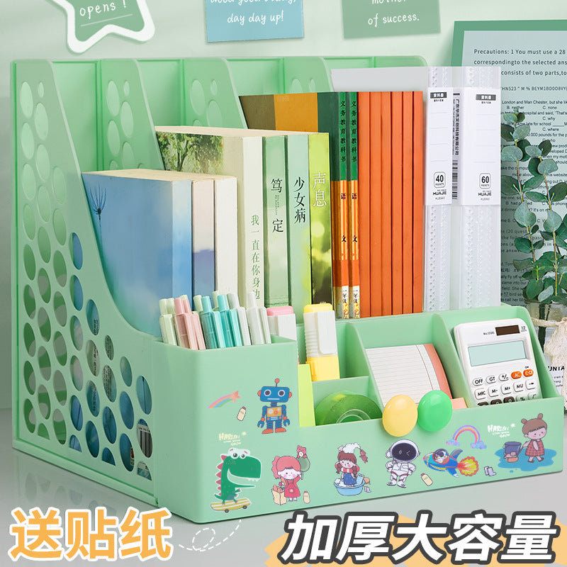 Desktop File Shelf Bookstand Desk File Shelf File Frame File Basket Data Shelf File Storage Box