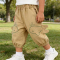 Trendy fashion boys' suit outwear foreign street baby summer thin bloomers jogger pants