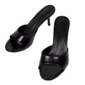 Aliexpress  new summer high heel stiletto sandals women's flip-flops patent leather plus size women's shoes cross-border e-commerce