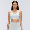 Yoga fitness clothing suit women's high-strength bubble wrap running sports bra naked high waist hip lifting yoga nine-point pants