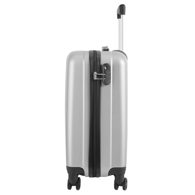 Cross-border hot-selling striped ABS trolley case business travel 20-inch bag, strong waterproof boarding password box wholesale