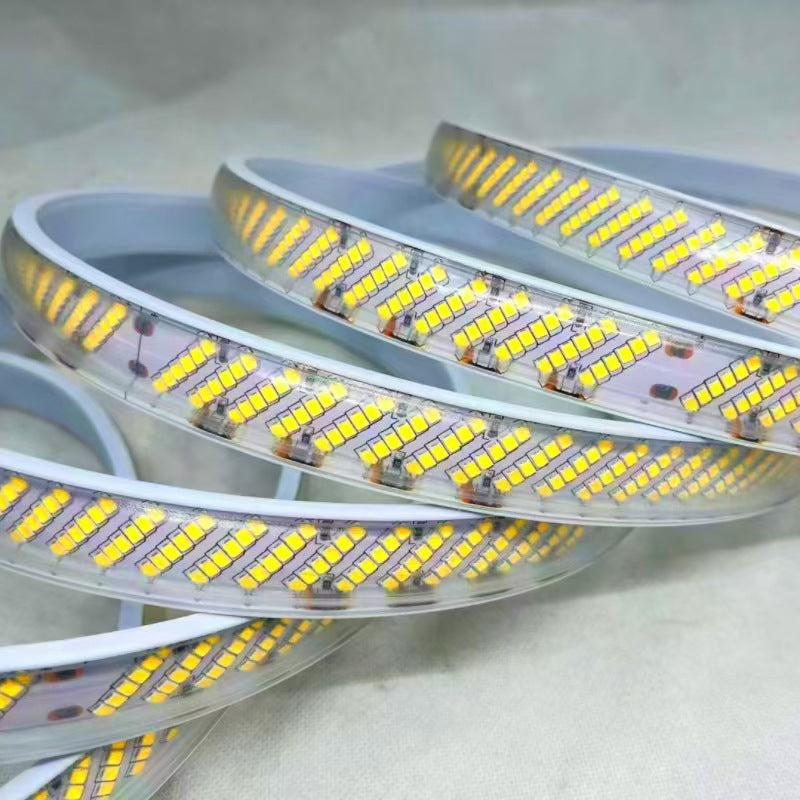 Upgrade explosive 600 lights LED light strip Outdoor engineering lighting Super bright waterproof household living room door rainproof light strip