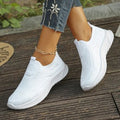 Women's shoes  cross-border flyknit mom shoes spring/autumn export soft sole soft upper casual versatile breathable athletic flats