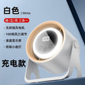 2026 desktop fan rechargeable usb fan dormitory silent with light high wind power wall-mounted portable mini fan wholesale