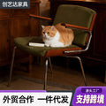 Used dining chair single back casual chair for home armrest sofa chair design study computer office stool