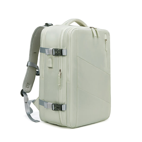 Large capacity backpack girls ins tide Korean version Japanese simple schoolbag lightweight computer bag travel business bag 1
