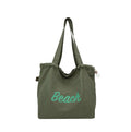 2026 spring korean style cute shoulder bag women's letter print canvas tote bag large capacity trendy casual