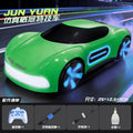 2.4g remote control concept car, dual-spray stunt rc toy car with gesture sensing, lights, music, and sci-fi design