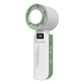 2026 new cross-border high-speed cooling fan: desktop foldable digital display neck hanging ice pack mini handheld fan