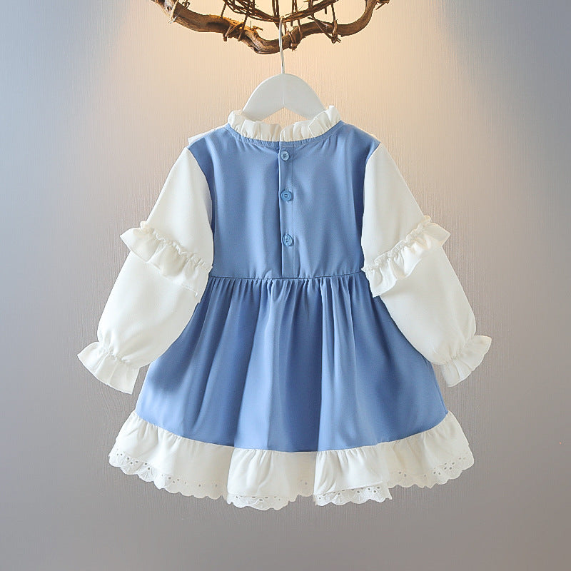 Girls' bowknot lolita dress - new spring/autumn  collection - sweet lace princess dress for little girls - dropshipping available