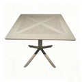 Scandinavian outdoor square plastic dining table modern cut outcasual balcony courtyard cafe thickened disassembly table and chairs