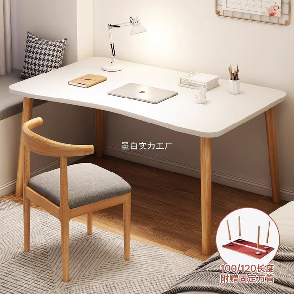 Table Simple rental house Rectangle desktop computer table Bedroom home desk Girls study writing desk