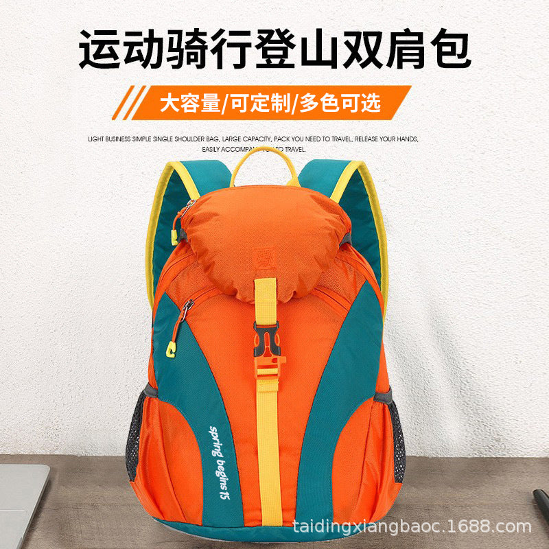 Source manufacturer processing custom OEM sports cycling mountaineering bag LOGO leisure backpack hiking