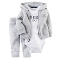 Kids' girls' baby 1-year-old sweatshirt clothes autumn separates autumn outfit set wholesale hooded sweatshirt romper