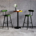 Bar stool, hotel restaurant, for home backrest, high chair, iron bar chair, accessible luxury bar chair, coffee shop high stool