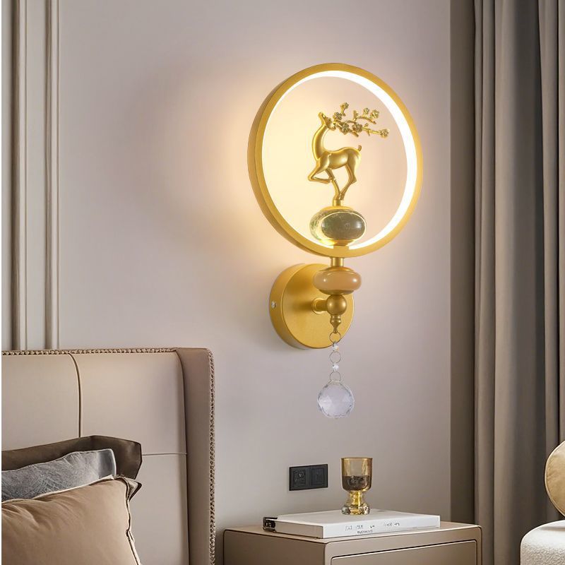 New  bedroom bedside wall lamp - modern minimalist nordic style, luxury accent lighting for tv background walls, popular wall sconce