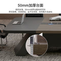 Saint-li conference table and chair set - minimalist conference room office desk, long table with rounded corners, large capacity for employee training
