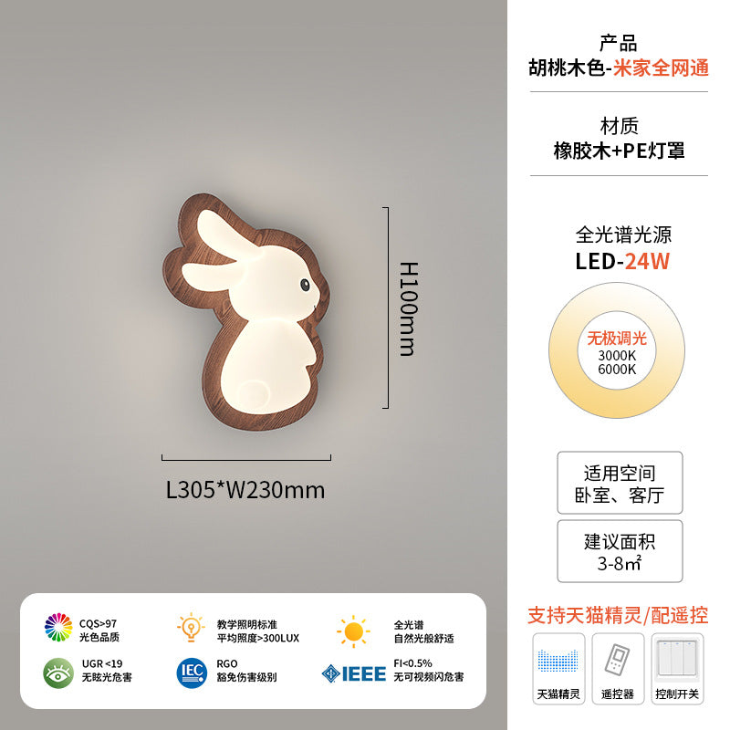 Walnut color star aisle light corridor entrance entrance balcony light full spectrum room rabbit wall light ceiling light