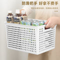 Miscellaneous storage box, household snacks, toys, plastic storage basket, dormitory desktop book storage box