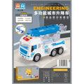 simulation engineering vehicle series multi-functional school bus mixer truck kids early education educational toy car model gift