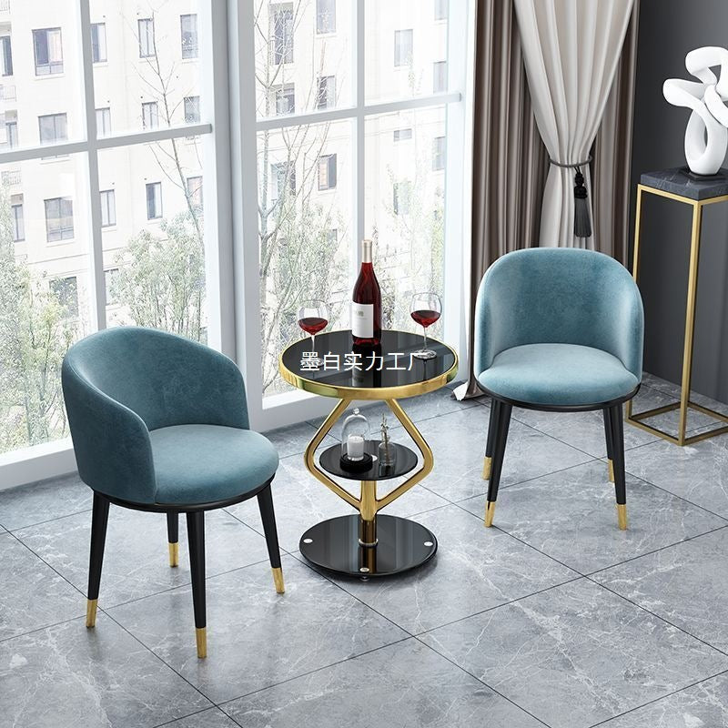 Balcony table and chair set, casual table and chair set, combination tea table, tea table, small coffee table, sofa edge, bedroom tea table and chair