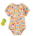 Floral romper short sleeves