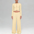 new cross-border modal wide-leg pants & breathable top set - loose fit, drapey trousers, casual relaxed activewear set