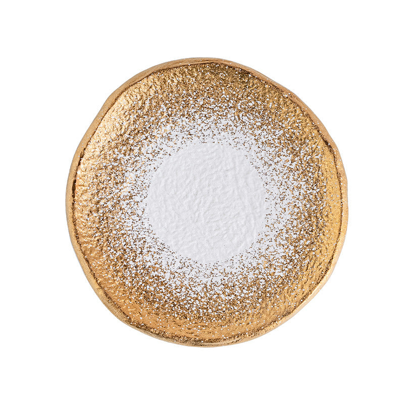 Minimalist chic: high-end, light luxury steak plate for home dining - unique ceramic serving dish for desserts and pastries