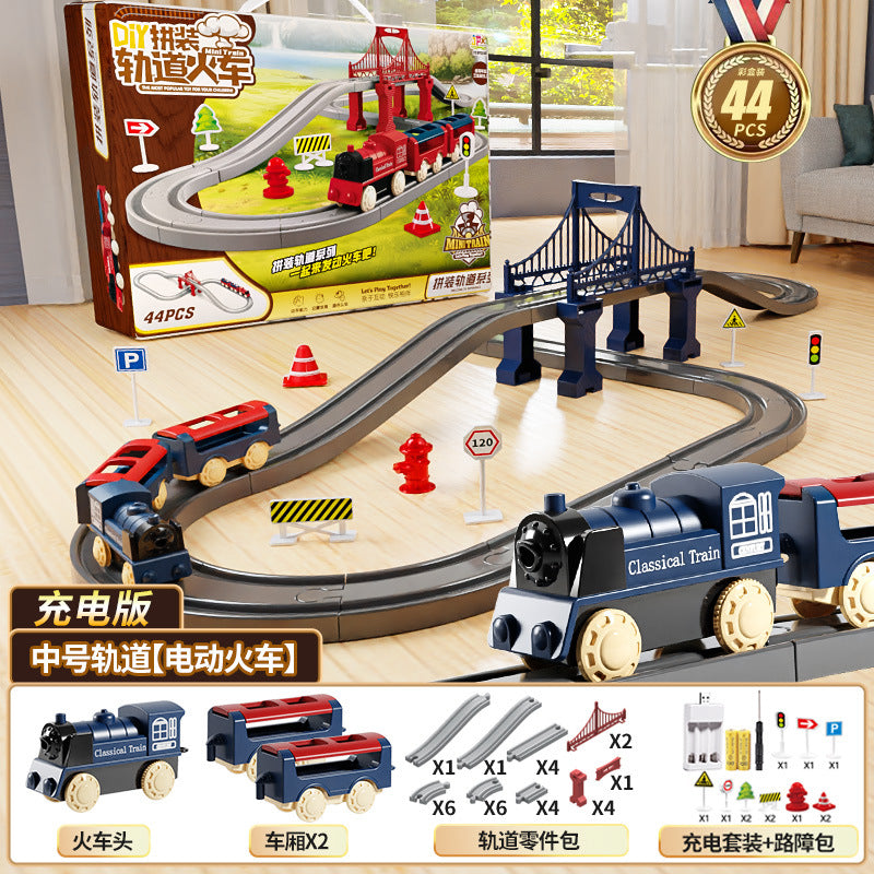 Electric high-speed train set with track - realistic model for boys - educational & fun birthday gift for kids