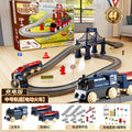 Medium blue car track (90cm) + charging