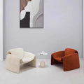 Italian normcore designer casual home single sofa chair scandinavian living room study special shaped creative m crab chair