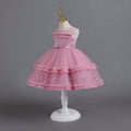 Ready-to-ship toddler tulle cake princess dress - perfect for baby girl's first birthday or special occasion