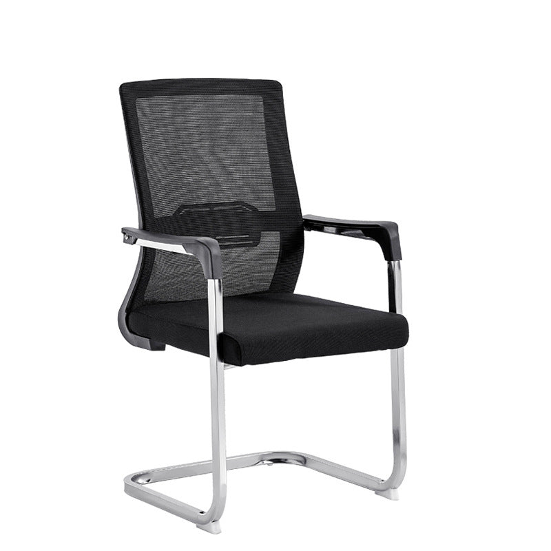 Office casual mesh bow furniture for home computer sitting plaid study backrest office chair training seat