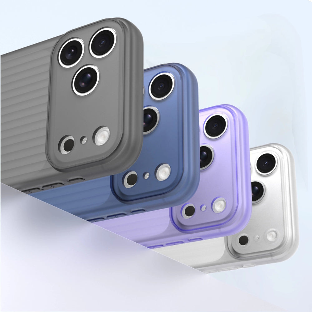 Corrugated tpu soft shell suitable for iphone16 mobile phone case 17pro large window design anti-fingerprint all-inclusive protective case