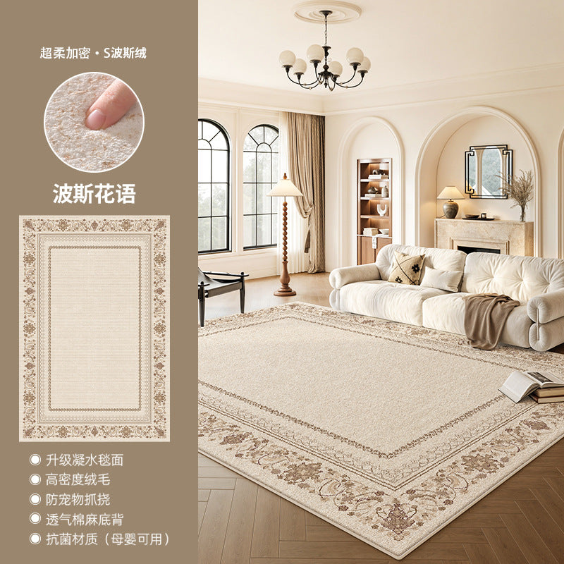 Distributed carpet living room bedroom  new style accessible luxury high-end modern simple bedside no-wash, wipeable and no maintenance