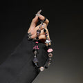 Princess please make a fortune mobile phone chain new arrival alloy mobile phone case lanyard classy sense hand beaded pendant key chain short