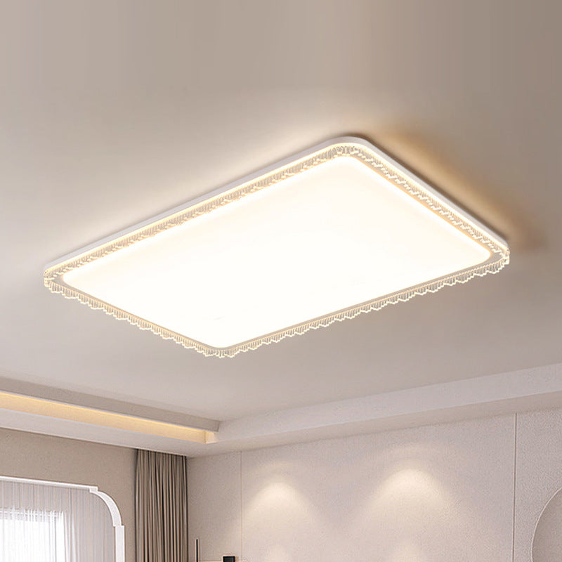 Living room light ceiling light simple modern French cream wind full spectrum eye protection Zhongshan lighting whole house combination package