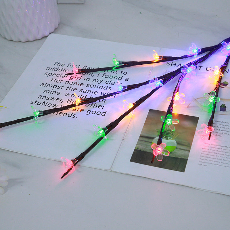 LED Cherry Blossom Lights Flashing Tree Lights Room Decoration, Lights Festival Lights Branch Lights 20 Home Vase Decoration