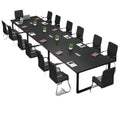 Modern simple conference bench table company negotiation office desk employee training bench workstation meeting table