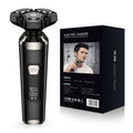 magnetic floating veneer 3-blade electric shaver men's full body washable usb fast charging beard razor gift box