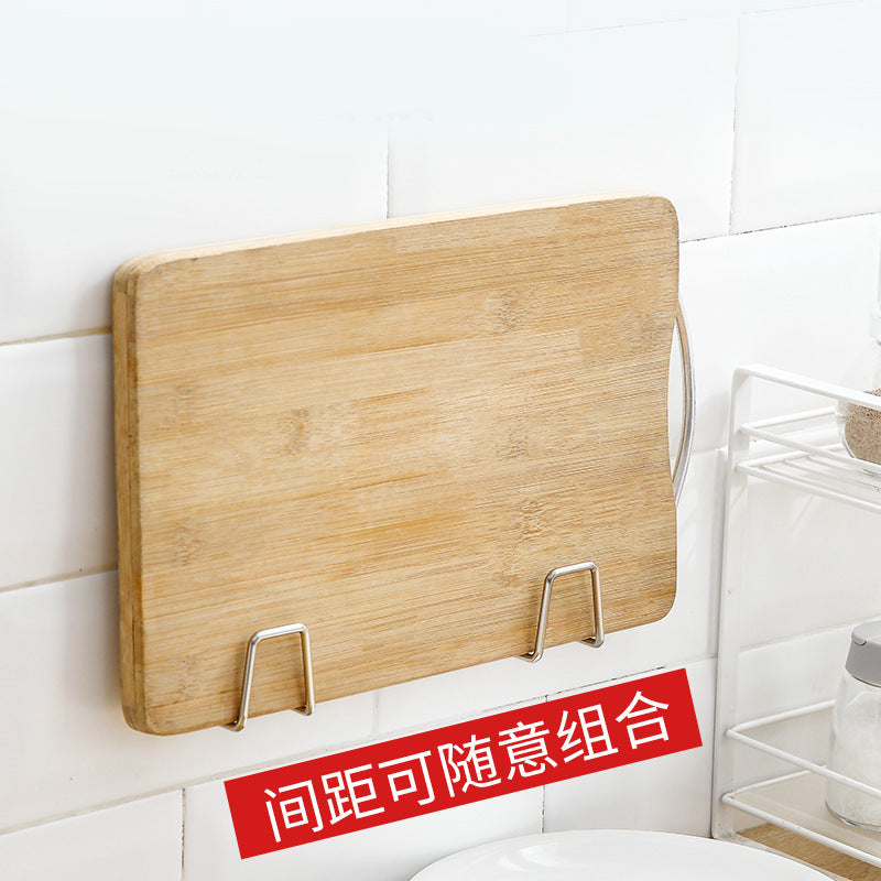 Stainless steel sponge drain rack non-punching kitchen sink cover steel wire ball pot cover storage wall-mounted cloth rack