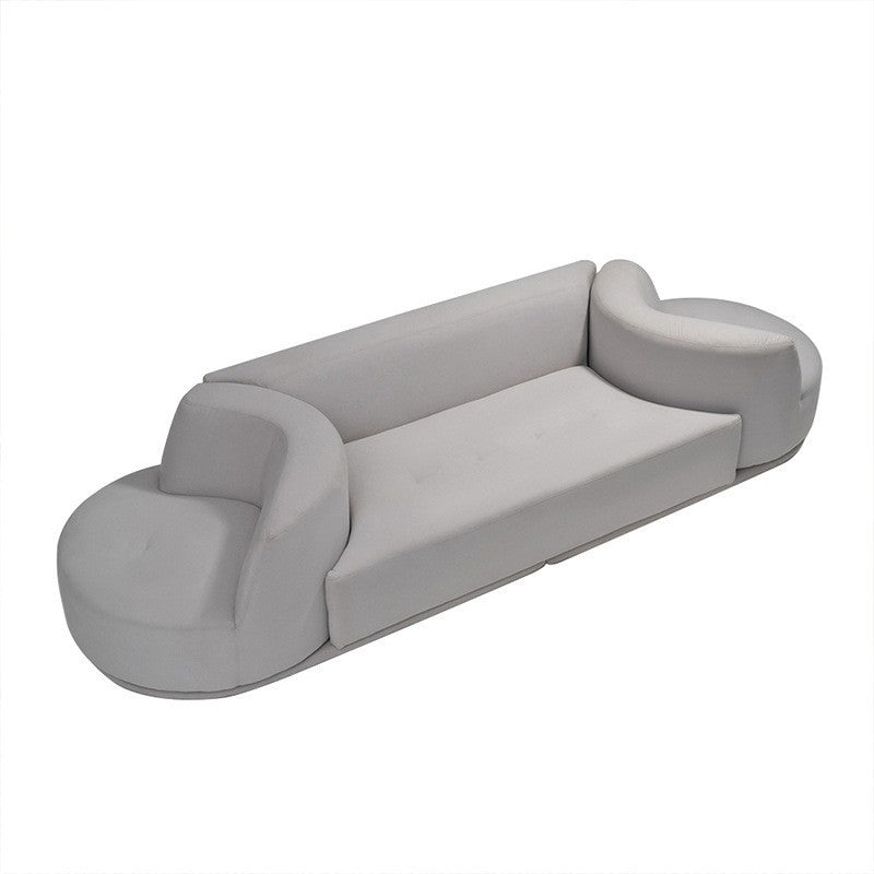 Nandi fabric sofa: designer italian minimalist high-end living room creative rotating multifunctional modular sofa