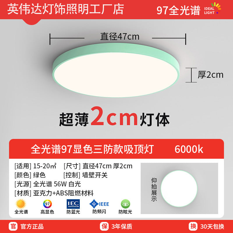 Macaron 1ed ceiling lamp kitchen balcony entrance door entrance lamp corridor aisle round modern casual lamp