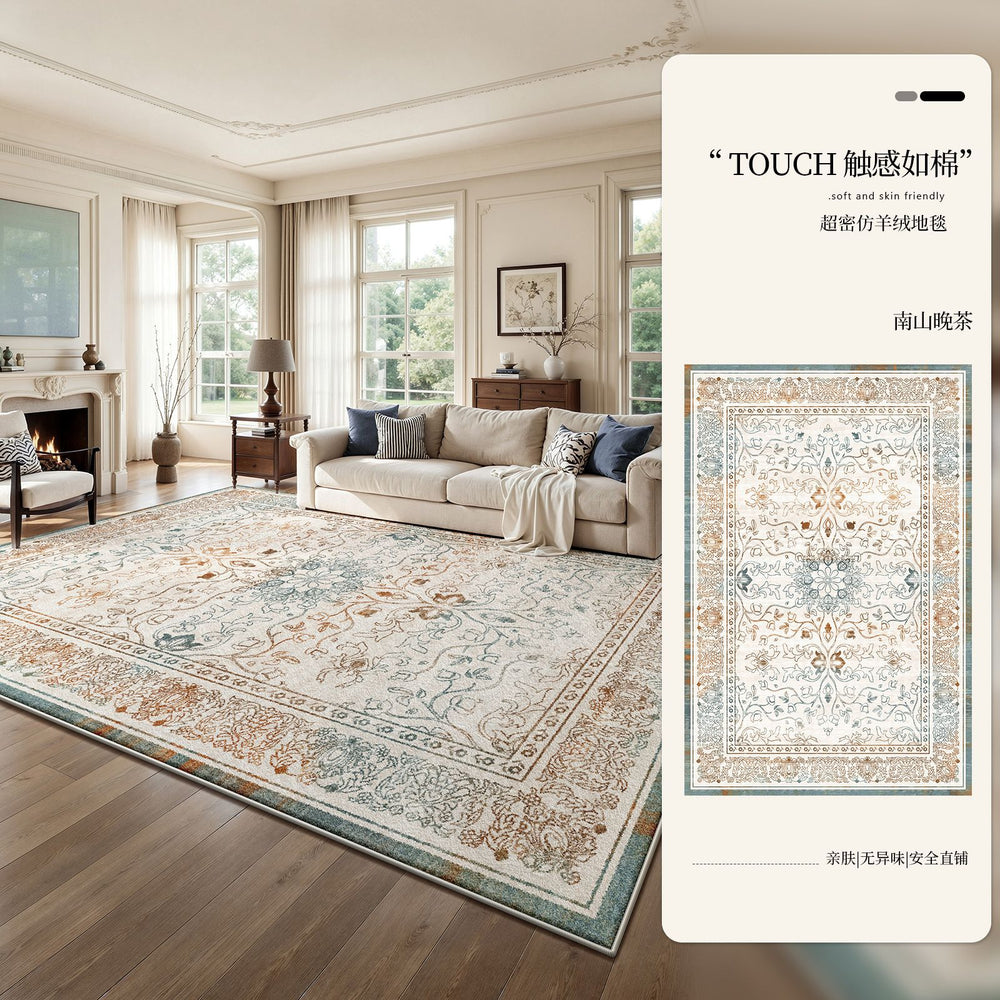 persian-style carpet living room accessible luxuryclassy bedroom ethnic bohemia scandinavian non-slipthickened floor mat