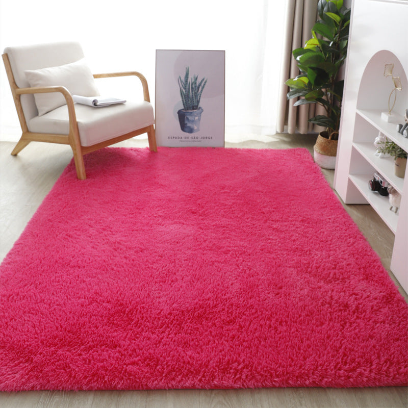 In stock supply thick washable silk stuffed blanket floor mat bedroom living room carpet floor mat bay window mat patchwork carpet