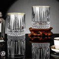 0.1kg white wine glass for homesuitlight luxury high-end gold painting 0.1kg cups one sip cup small foreign wine beer liquor cup